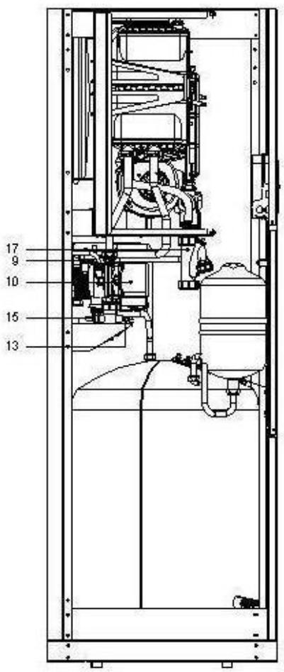 DEVILLE DCB 100 B - Vue d'ensemble de la chaudière - 2