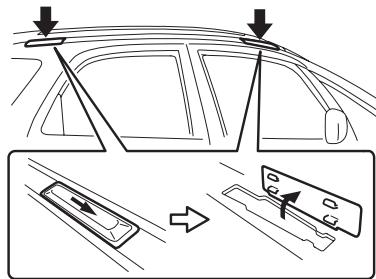 FIAT SEDICI - FIXATIONS POUR GALERIE OU BARRES DE TOIT - 2