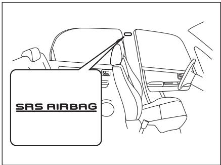 FIAT SEDICI - Etiquette airbag - 1