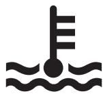 FIAT SEDICI - TÉMOIN TEMPERATURE EXCESSIVE LIQUIDE REFROIDISSEMENT MOTEUR (pour versions diesel) - 1