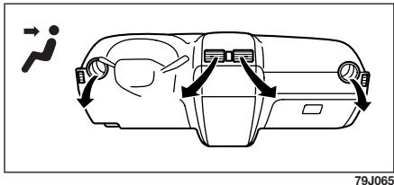 FIAT SEDICI - Sélecteur de flux d'air (3) - 1