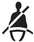FIAT SEDICI - TÉMOIN DE CEINTURE DE SECURITE - 1