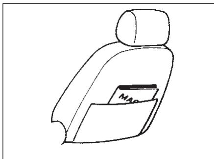 FIAT SEDICI - POCHE DOSSIER DE SIEGE AVANT - 1