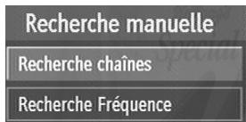 CGV PREMIO HD1 - Recherche manuelle des chaînes TNT - 1