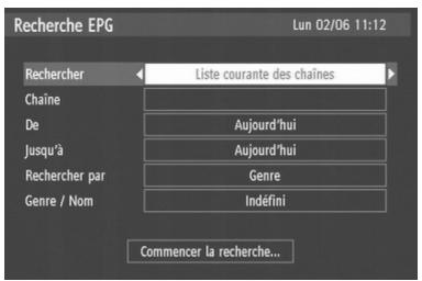 CGV PREMIO HD1 - Recherche d'un programme - 1