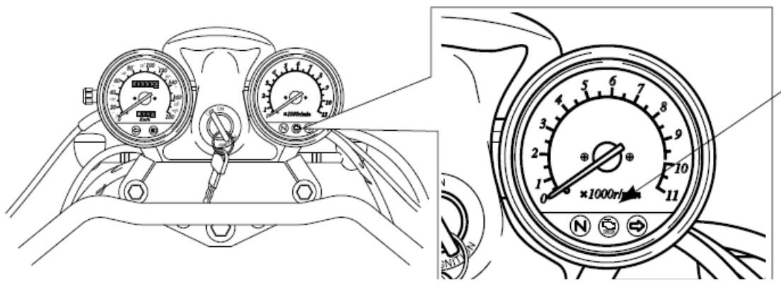 DAELIM EMS-ENGINE MANAGEMENT SYSTEM - Voyant d'alerte au tableau de bord - 1
