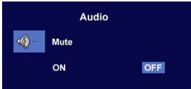 BENQ FP71E - Sous-menu audio - 3