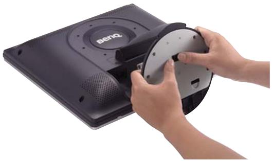 BENQ FP71E - Détachez la base - 1