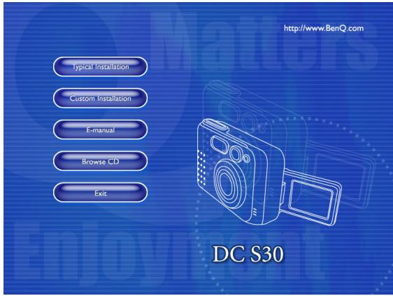 BENQ DC S30 - Installation des logiciels de l'appareil photo numérique - 1
