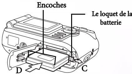 BENQ DC S30 - Insertion de la batterie - 3
