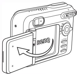 BENQ DC S30 - Rotation du panneau LCD - 1