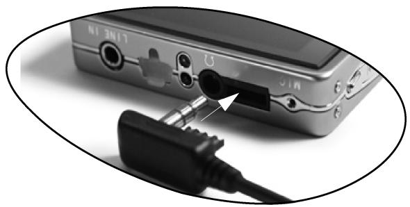 BENQ JOYBEE 150 - Branchement des écouteurs et de la télécommande - 2
