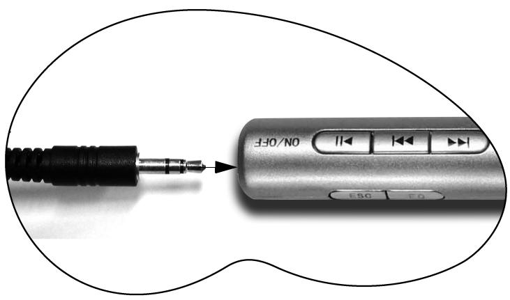 BENQ JOYBEE 150 - Branchement des écouteurs et de la télécommande - 1