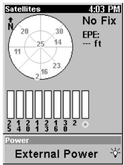 LOWRANCE IFINDER GO2 - Écran d'état satellite - 2