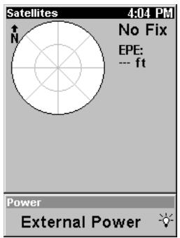 LOWRANCE IFINDER GO2 - Écran d'état satellite - 1