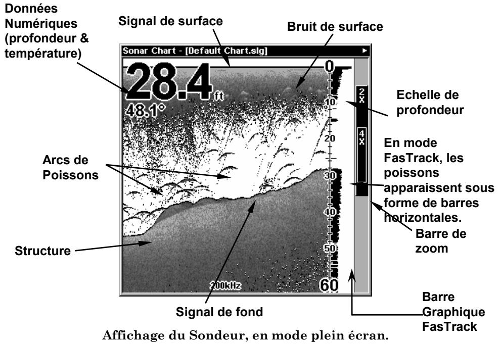 LOWRANCE LMS-520C - Écran du sondeur - 5