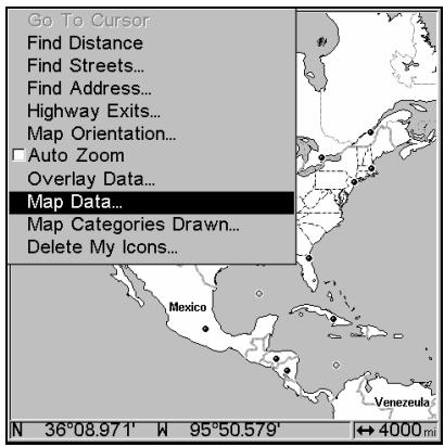 LOWRANCE LMS-520C - Données cartographiques - 1