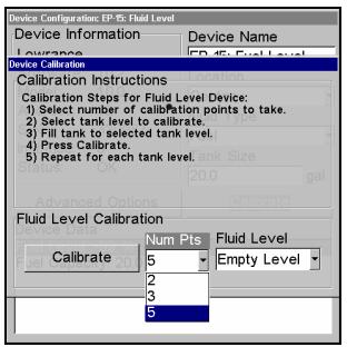 LOWRANCE LMS-520C - Étalonnage 3 points - 1