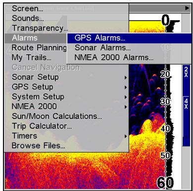 LOWRANCE LMS-520C - Alarmes GPS - 1