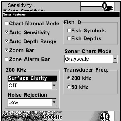 LOWRANCE LMS-520C - Clarté de surface - 1