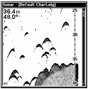 LOWRANCE LMS-520C - Zoom & barre de zoom - 3