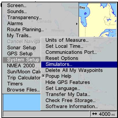 LOWRANCE LMS-520C - Simulateur sondeur - 1