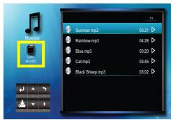 Summer.mp3 03:31 Rainbow.mp3 04:28 Blue.mp3 03:20 Cat.mp3 03:46 Black Sheep.mp3 03:02