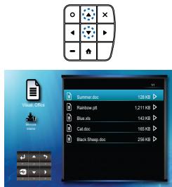 OPTOMA ML500 - Sélectionner une source de données - 5