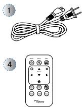 OPTOMA ML500 - DESCRIPTION DU CONTENU DE LA BOÎTE - 1