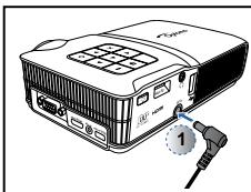 OPTOMA ML500 - MARCHE / ARRÊT - 1