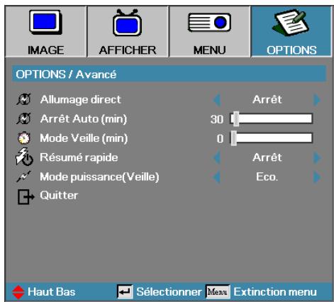 OPTOMA X304M - Mode veille (min) - 1