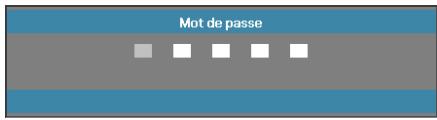 OPTOMA X304M - Changer mot de passe - 1