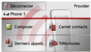 BECKER TRAFFIC ASSIST Z204 - Menu téléphoné - 1