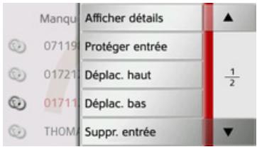 BECKER TRAFFIC ASSIST Z204 - Afficher ou opérer des entrées - 1