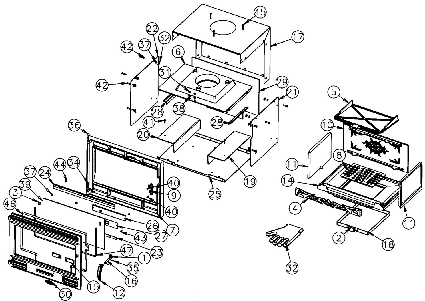 GODIN 665101 INSERT BOIS - PIÉC ES DE RECHANGE - 6
