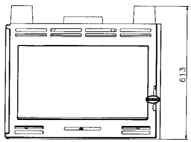 GODIN 665101 INSERT BOIS - Caracteristiques dimensionnelles - 1