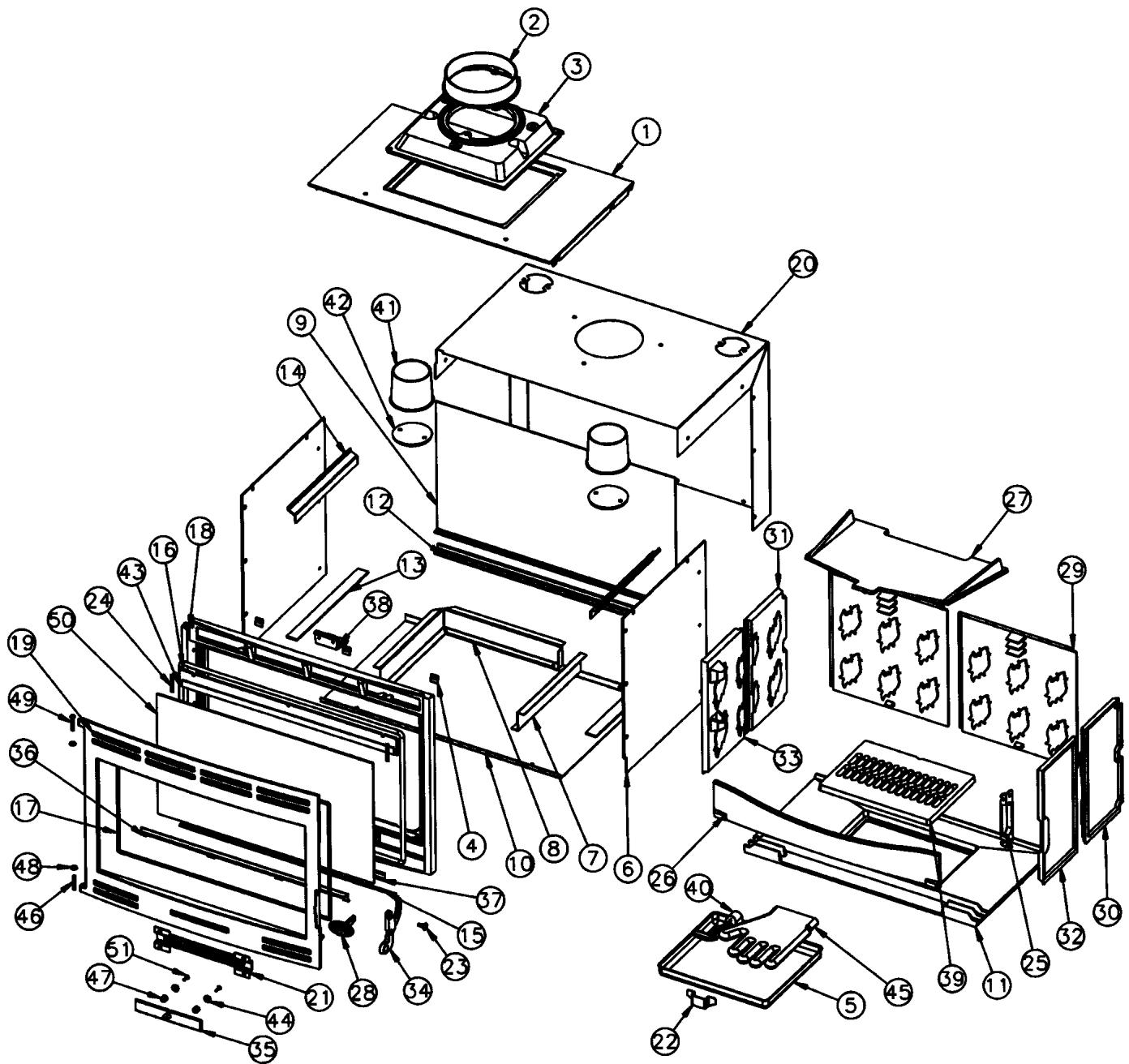 GODIN 665101 INSERT BOIS - PIÉC ES DE RECHANGE - 1