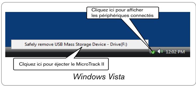 M-AUDIO MICROTRACK II - Déconnexion sous Windows - 2
