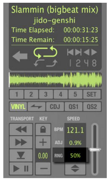 M-AUDIO TORQ 1.5 UPGRADE - Curseur de vitesse (SPEED) - 2
