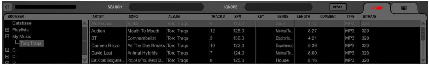 M-AUDIO TORQ 1.5 UPGRADE - Explorateur/base de données - 1