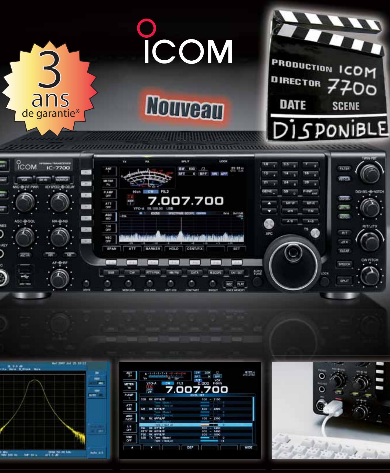 ICOM IC-7700 - Panneau arriere - 3