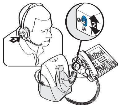 PLANTRONICS CS50 - PASSER/PRENDRE/METTRE FIN À DES APPELS - 1