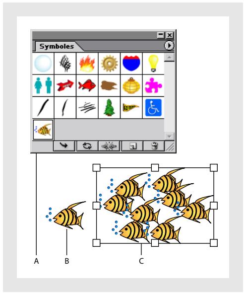 ADOBE ILLUSTRATOR 10 - Utilisation des outils de symbolisme - 1