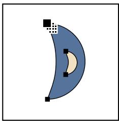 ADOBE ILLUSTRATOR 10 - Pour créer un dégradé de formes à l'aide de l'outil dégradé de formes : - 2