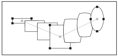 ADOBE ILLUSTRATOR 10 - Pour inverser l'ordre d'emplacement d'un dégradé sur un tracé : - 1