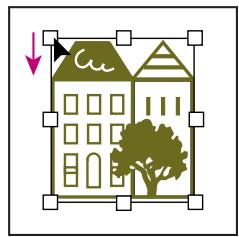 ADOBE ILLUSTRATOR 10 - Pour distordre un objet à l'aide de l'outil transformation manuelle : - 1