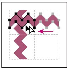 ADOBE ILLUSTRATOR 10 - Pour créer des éléments d'angle symétriques à partir d'un élément latéral : - 6