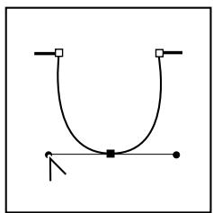 ADOBE ILLUSTRATOR 10 - Pour convertir des points d'inflexion en sommets, et vice versa, avec l'outil conversion de point directeur : - 6