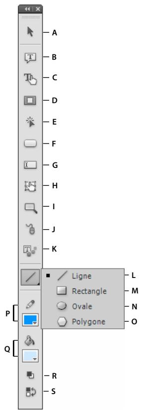 ADOBE CAPTIVATE 5 - Barres d'outils - 1