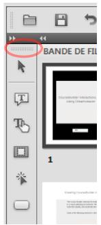 ADOBE CAPTIVATE 5 - Réorganisation de la Barre d'outils d'objets - 1